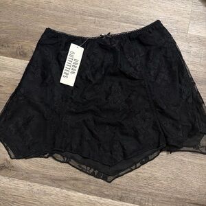 Urban Outfitters Black Lace Skirt